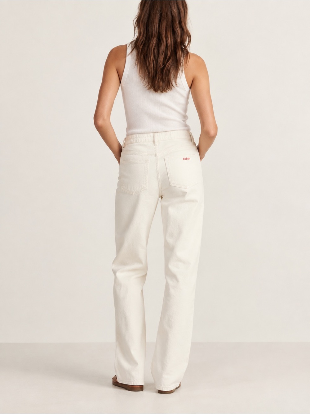 ba&sh Cotton Straight Leg Jeans